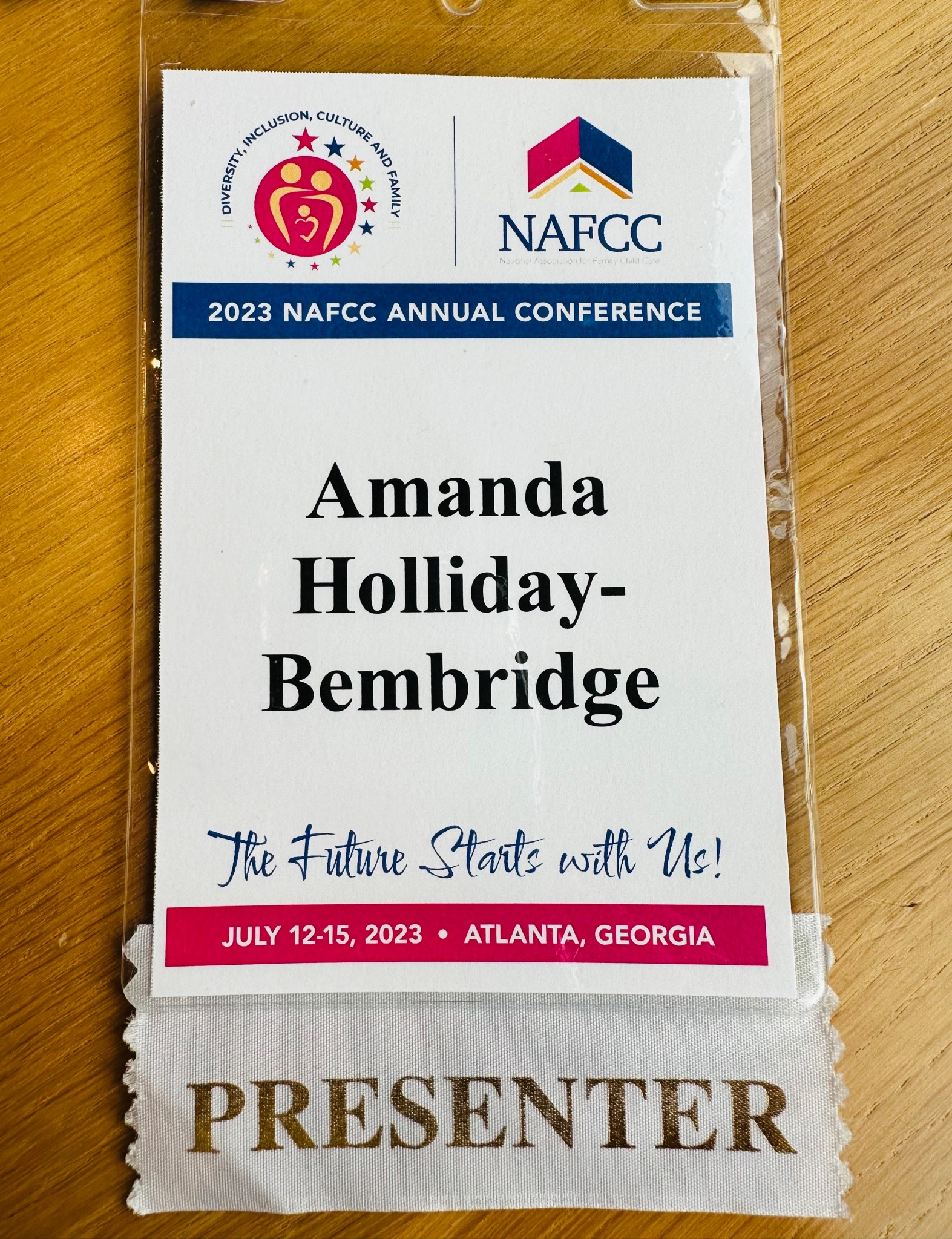 presenter badge